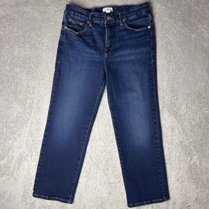 Good American Dolly Parton Dark Wash Denim Jeans Size 12 With Stretch Western ￼